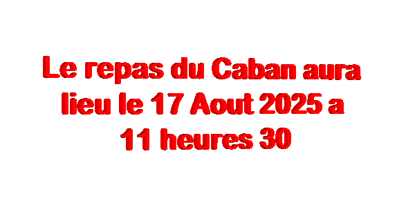 2025 07 17 le repas du caban aura lieu le 17 aout 2025 a 11 heures 30